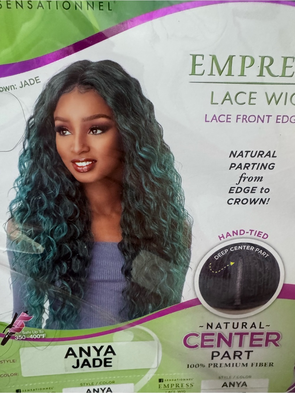 Sensationnel Empress Anya Lace Front Wig - Jade